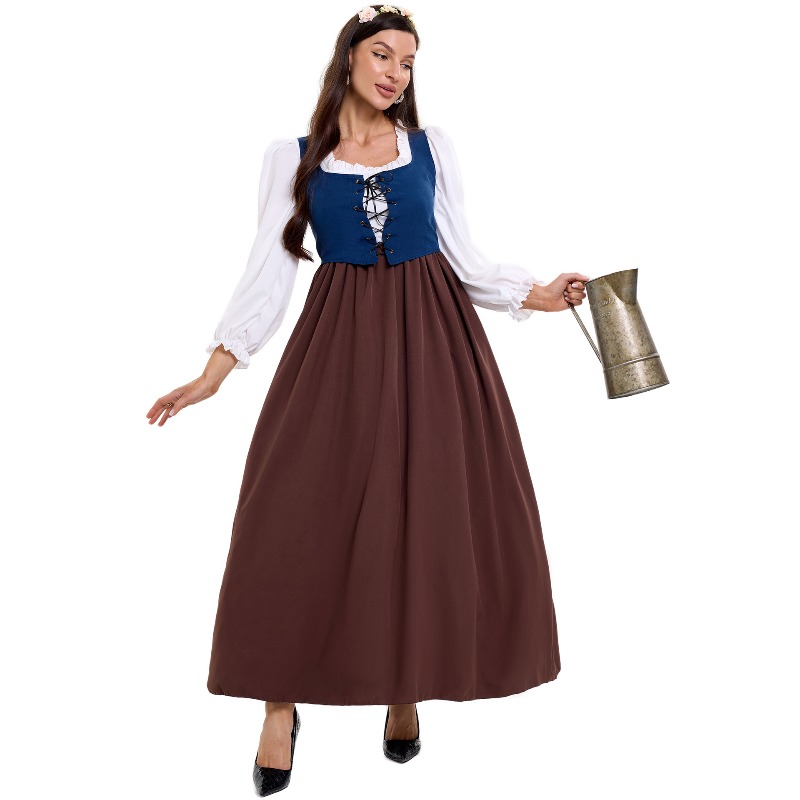 Skirts - Fato de camponesa vintage para mulher,