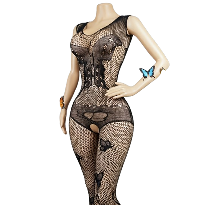 Lingerie - Body preto elegante e sensual, peça