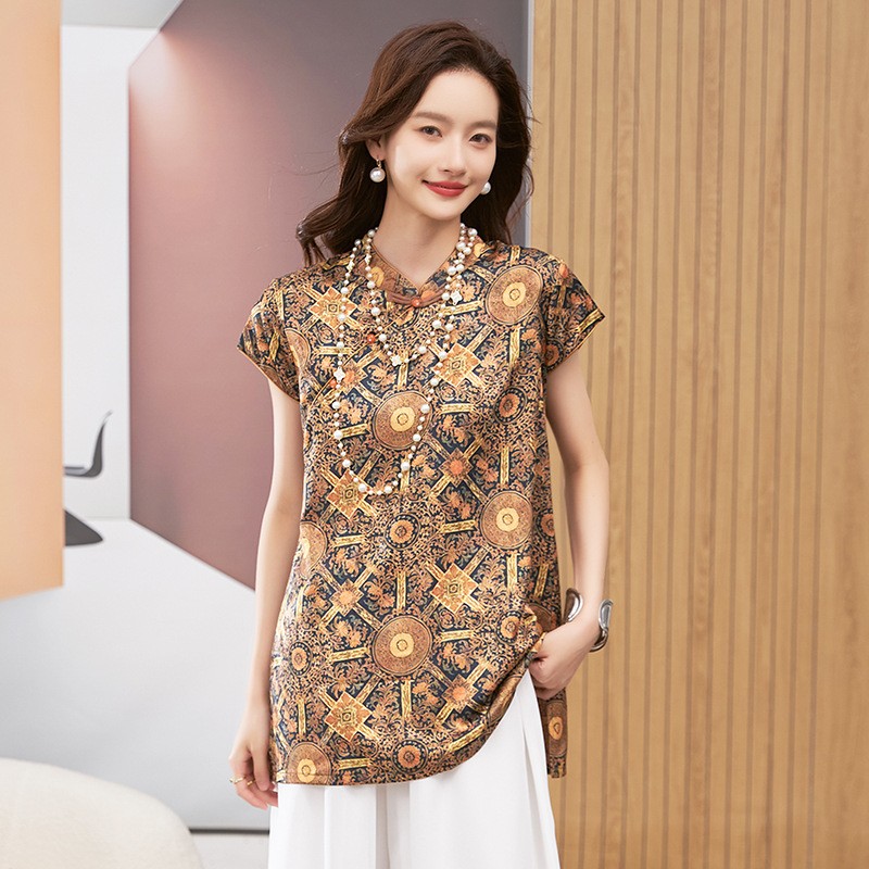 Blusa Feminina de Manga Curta  - Blouses avaliação e preço