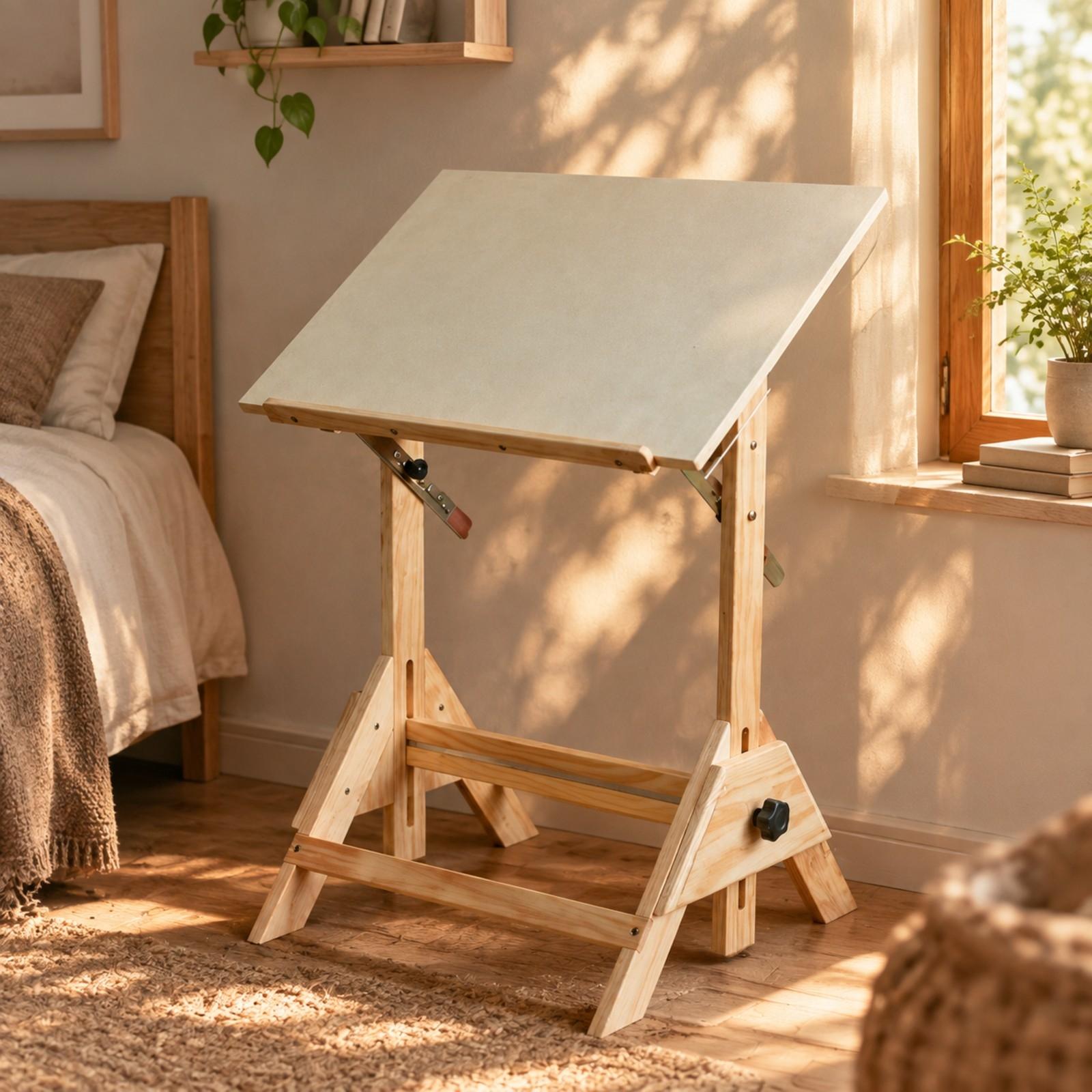 Mesa de arte com altura ajustá - Tops avaliação e preço