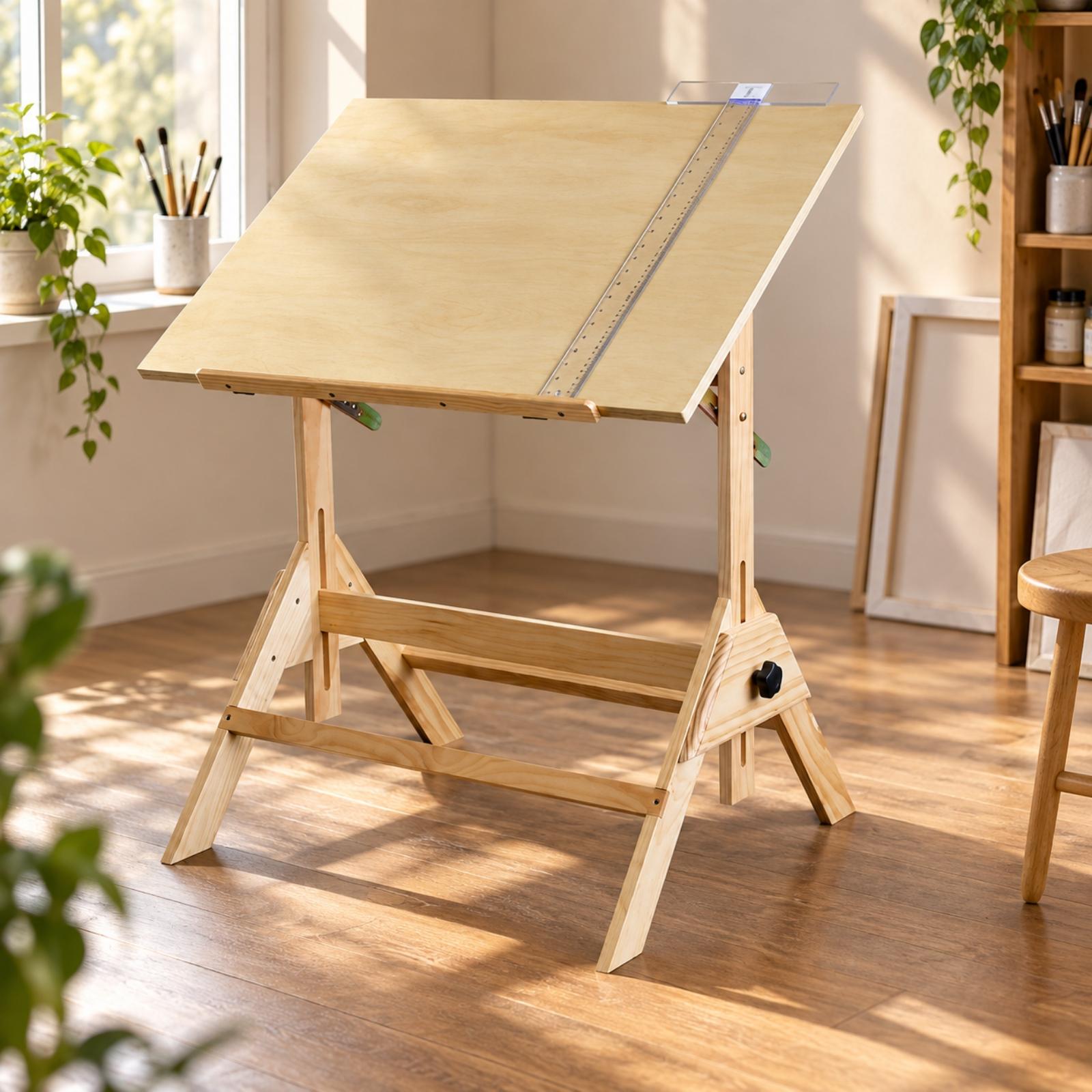 Mesa de arte com altura ajustá - Tops avaliação e preço