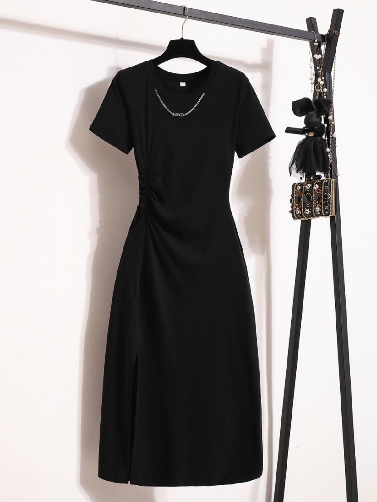 Vestido Casual Elegante de Man - Korean Style A Line Shirt Dress avaliação e preço