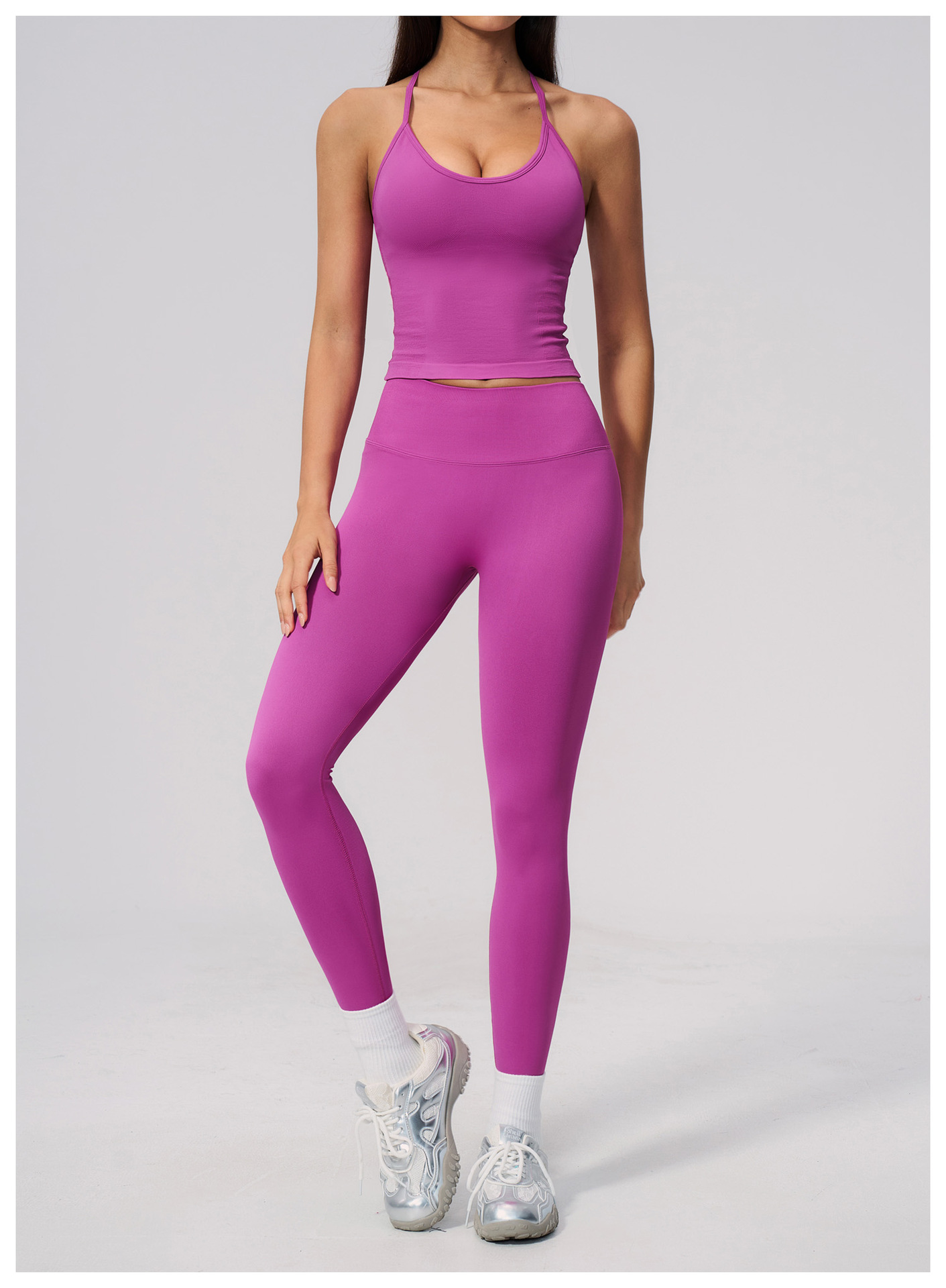 Top de Yoga Sem Costura de Des - Seamless Ribbed Workout Tank Top avaliação e preço