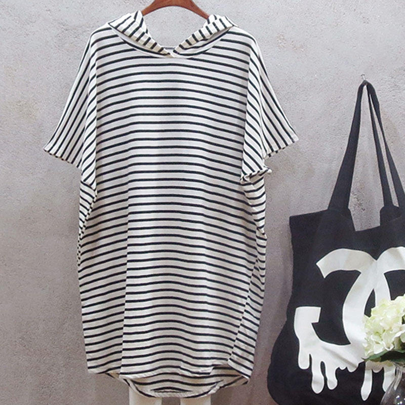 Vestido T-Shirt Solto com Mang - Korean Style A Line Shirt Dress avaliação e preço
