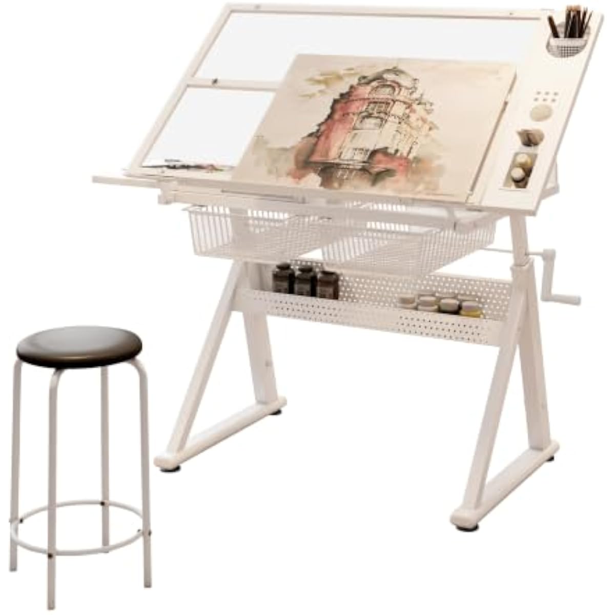 Mesa de Desenho Ajustável com  - Tops avaliação e preço