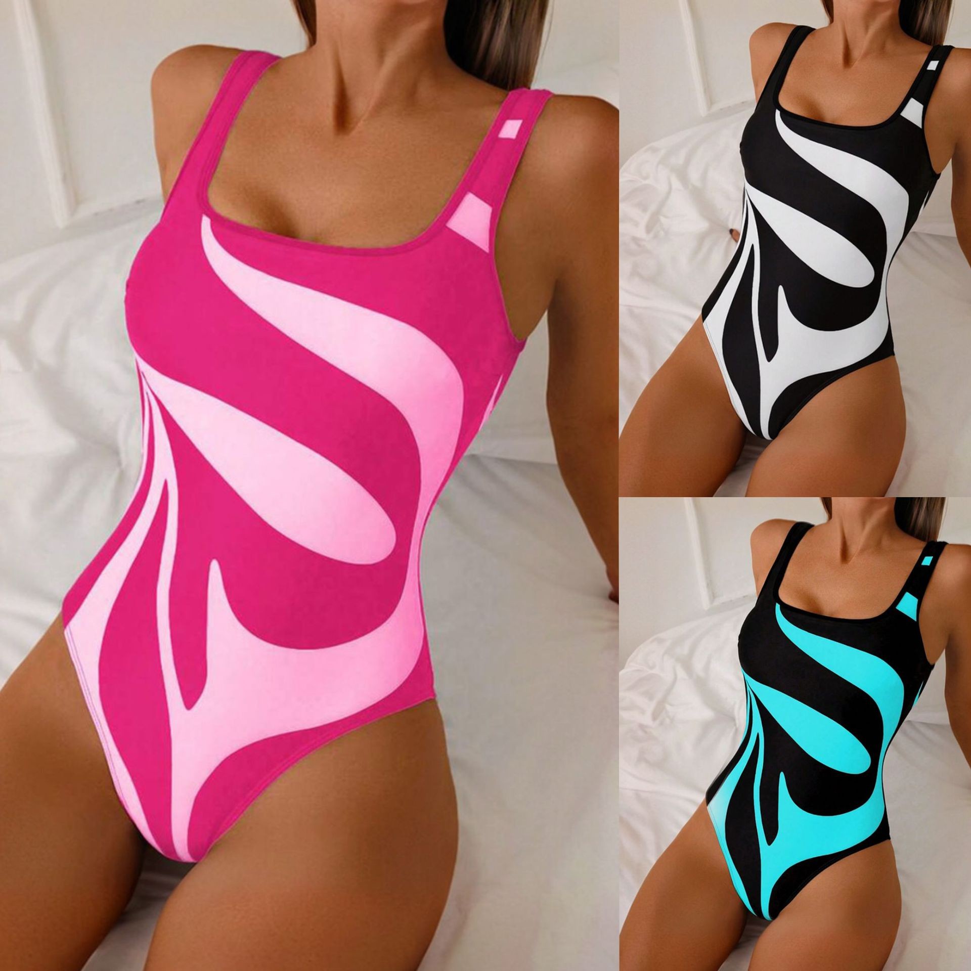 Tankini feminino com estampa a - Swimwear avaliação e preço