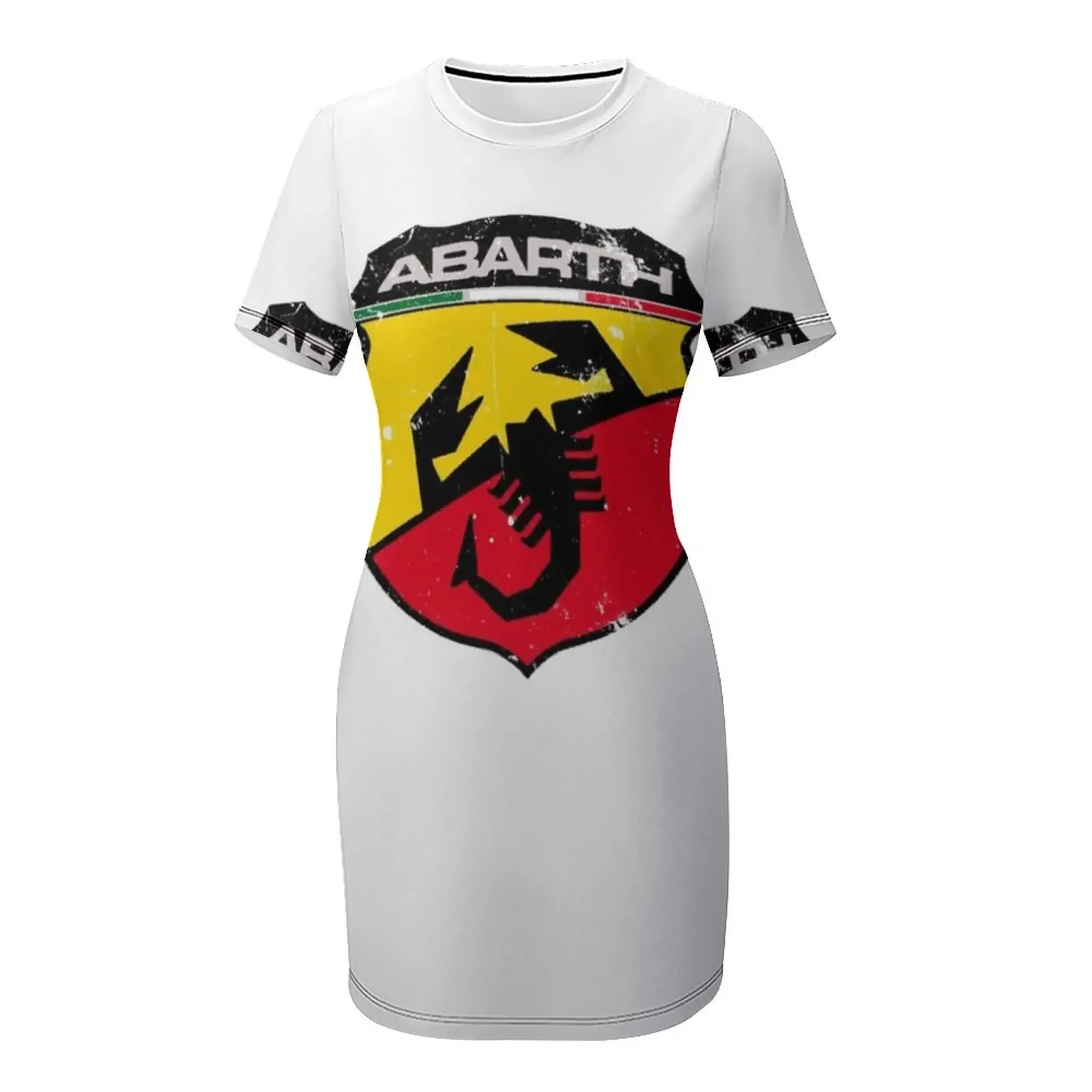 Camiseta Clássica Abarthlogo d - Korean Style A Line Shirt Dress avaliação e preço